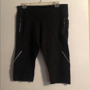 Black fabletics Shorts with reflective stripe XL